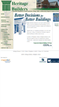 Mobile Screenshot of heritagebuilders.net